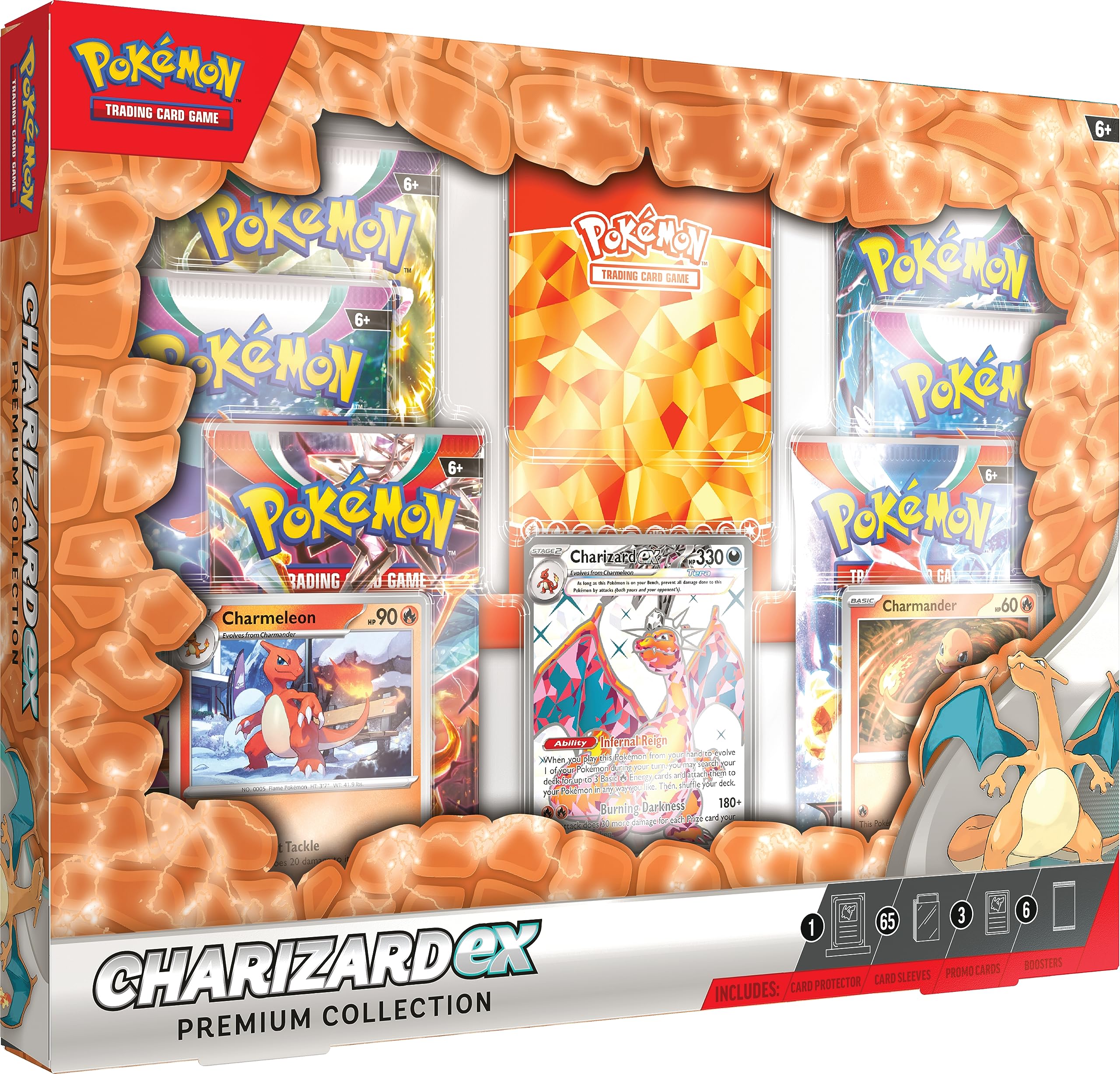 Amazon.com: Pokémon TCG: Charizard ex Premium Collection : Toys & Games